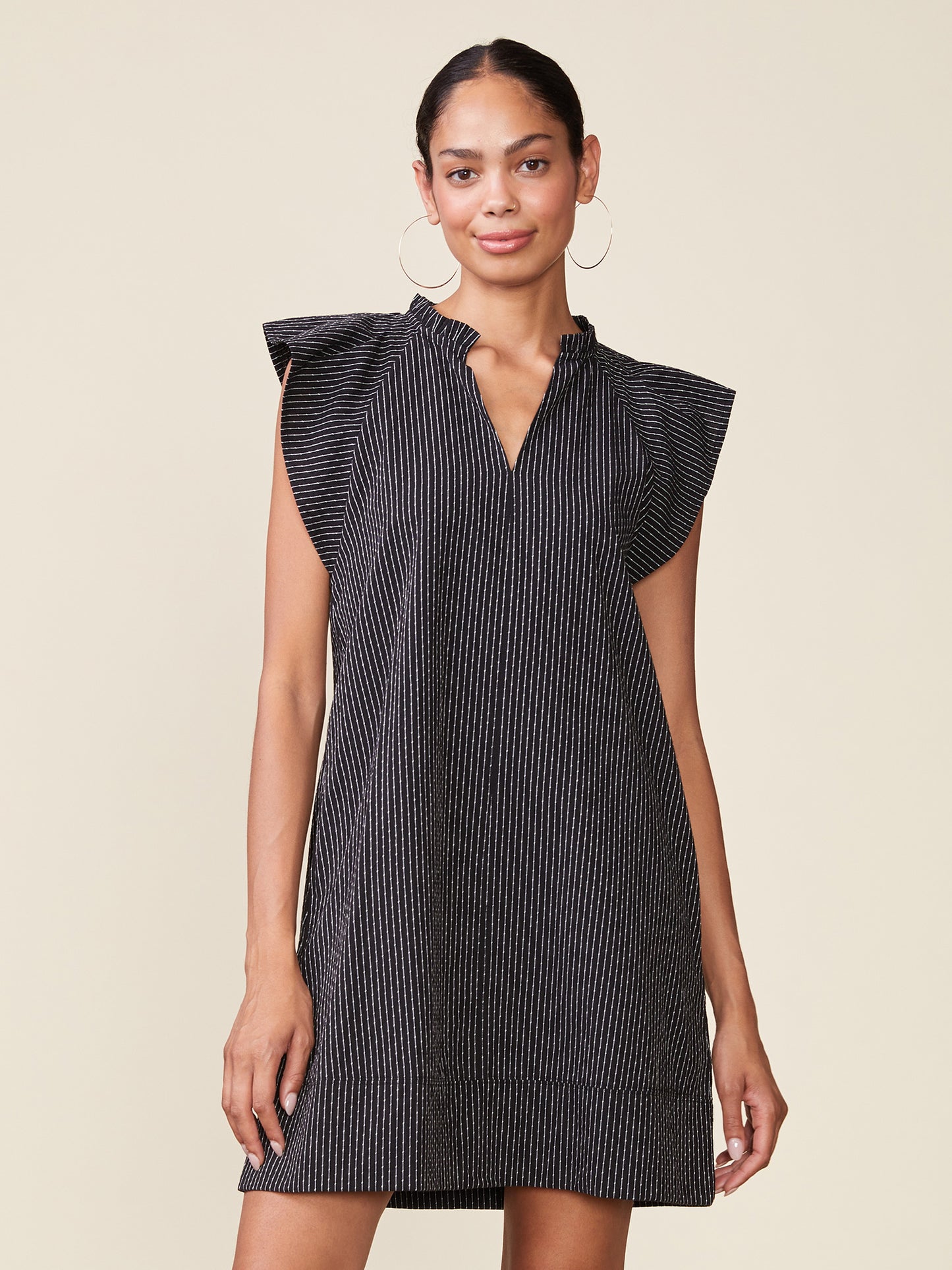 Ticket Stripe Pocket Dress