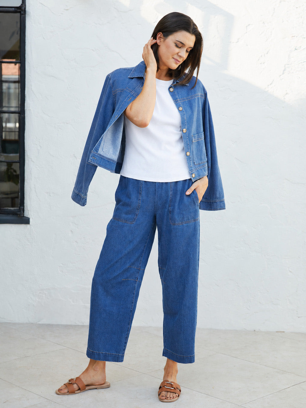 Denim Patch Pocket Jacket