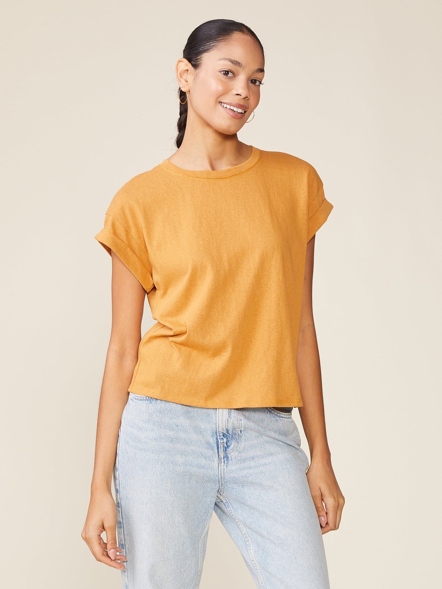 Born to Run Linen like Tee