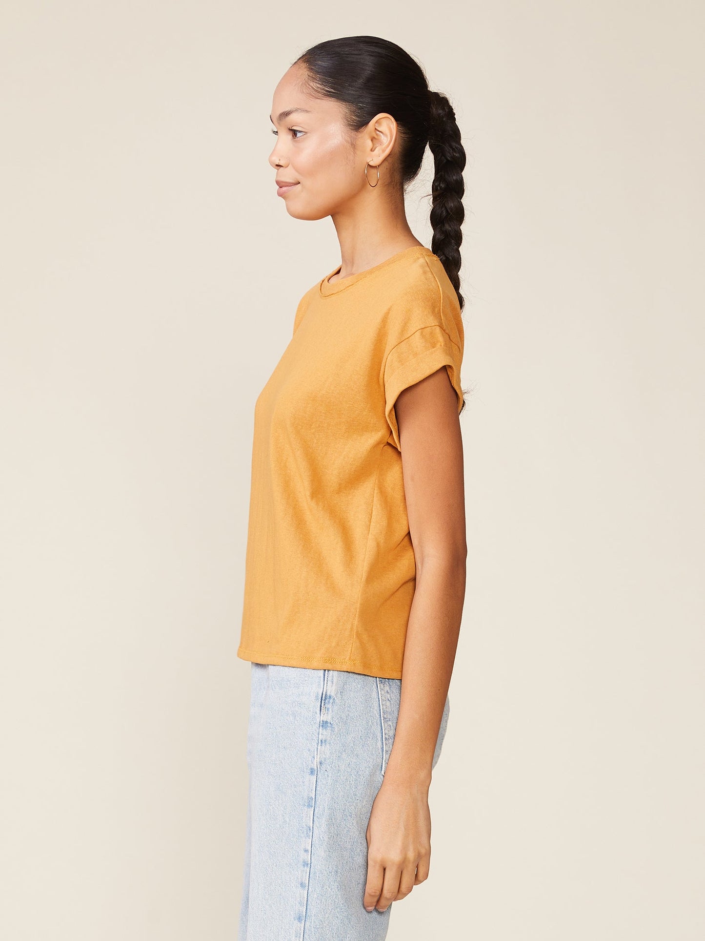 Born to Run Linen like Tee