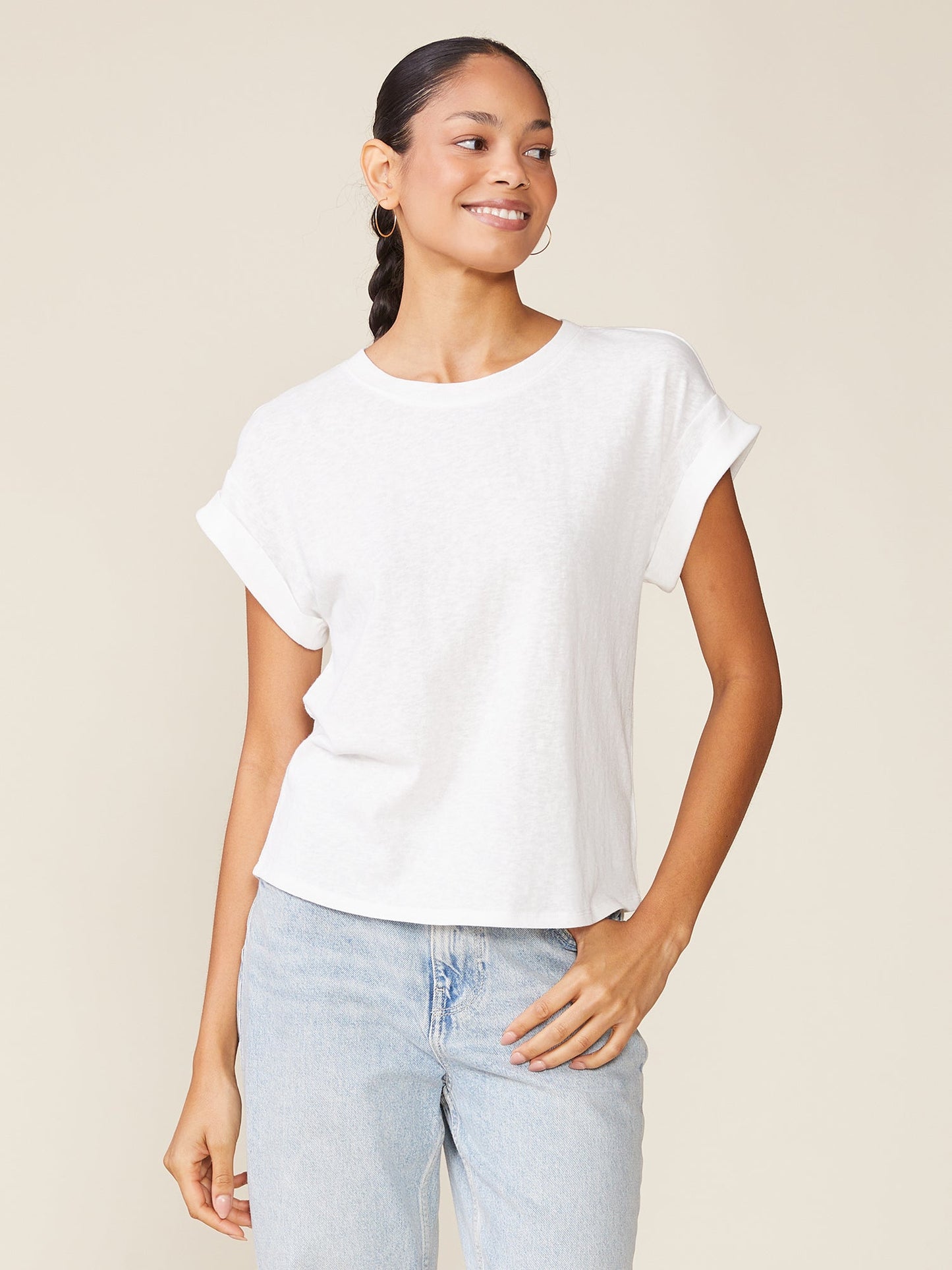 Born to Run Linen like Tee