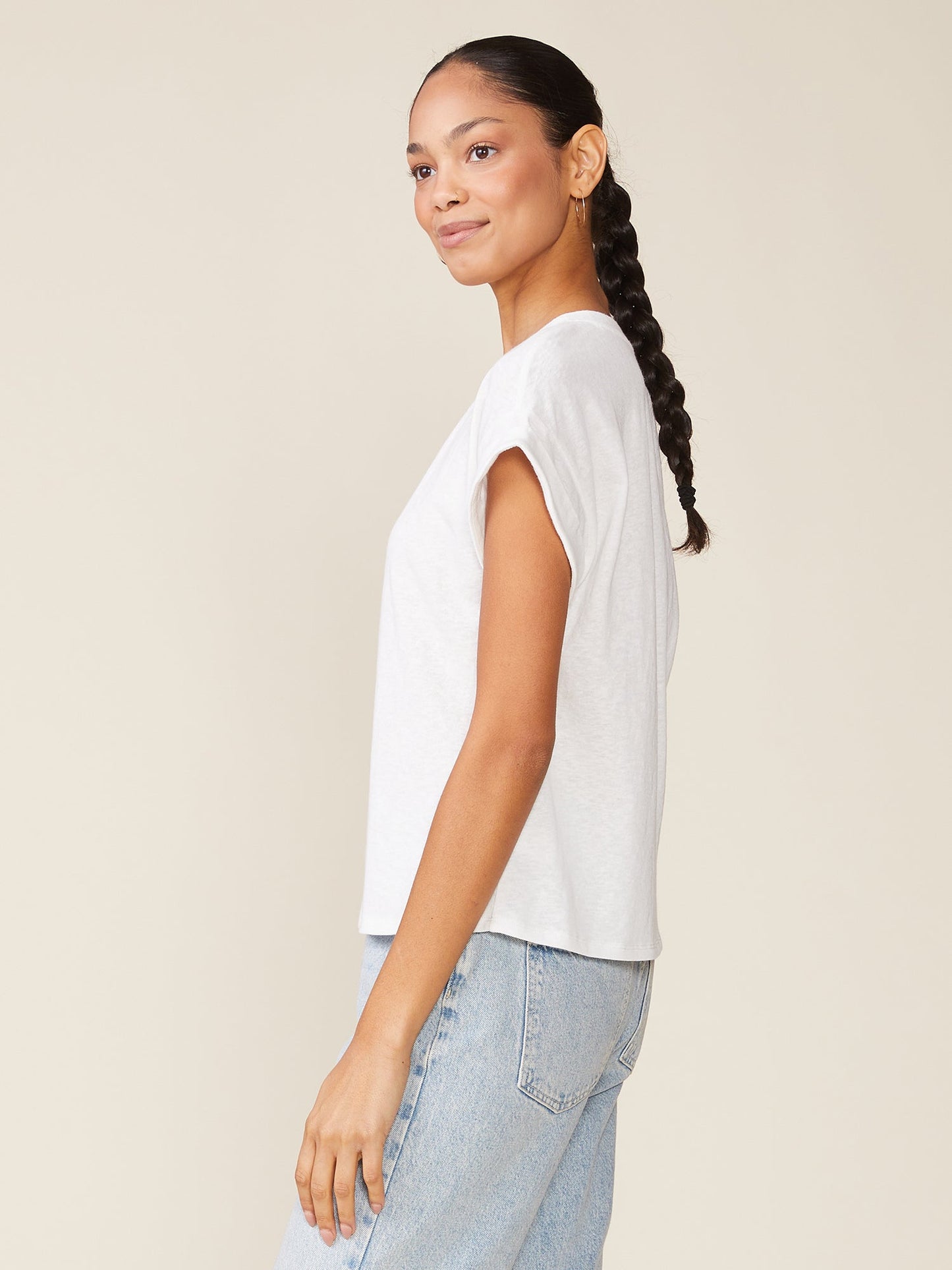 Born to Run Linen like Tee