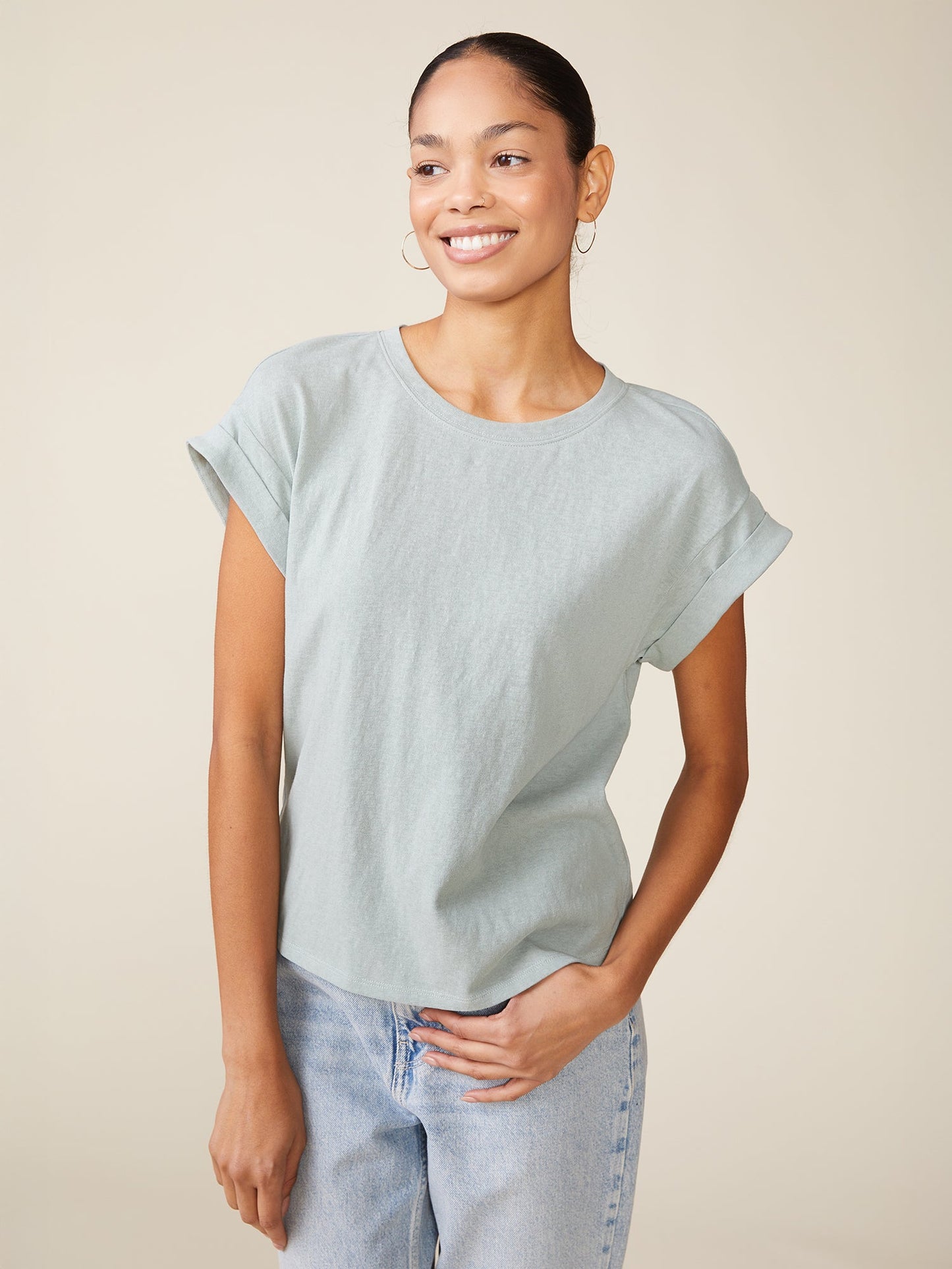 Born to Run Linen like Tee