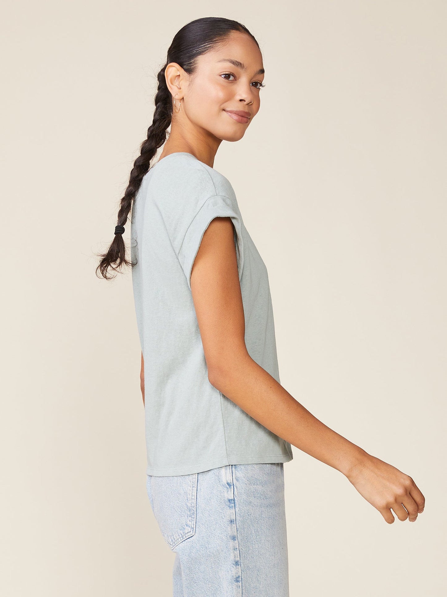 Born to Run Linen like Tee