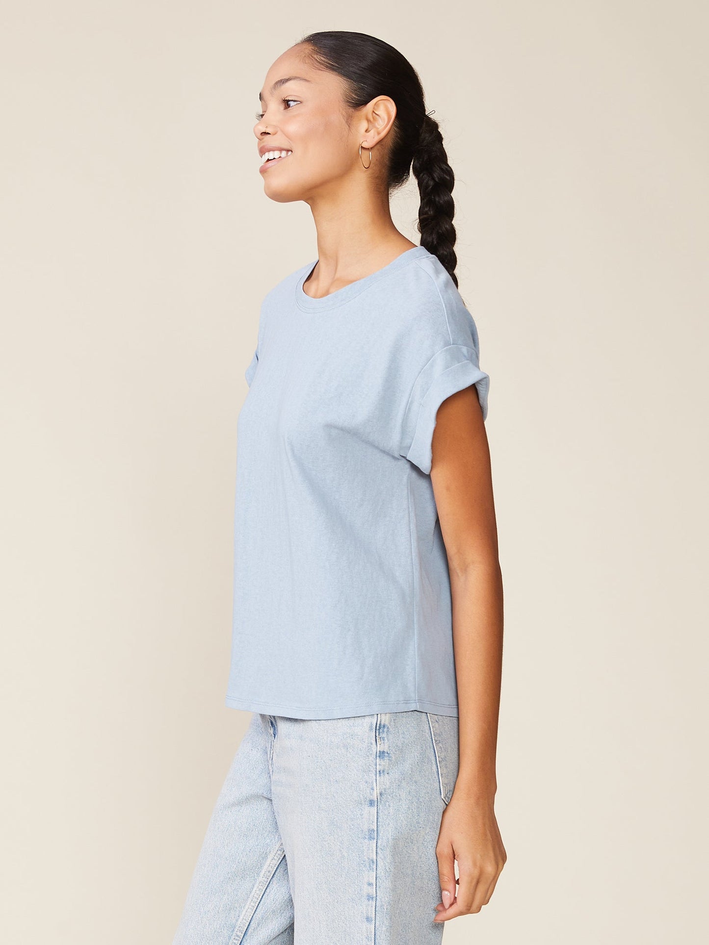 Born to Run Linen like Tee