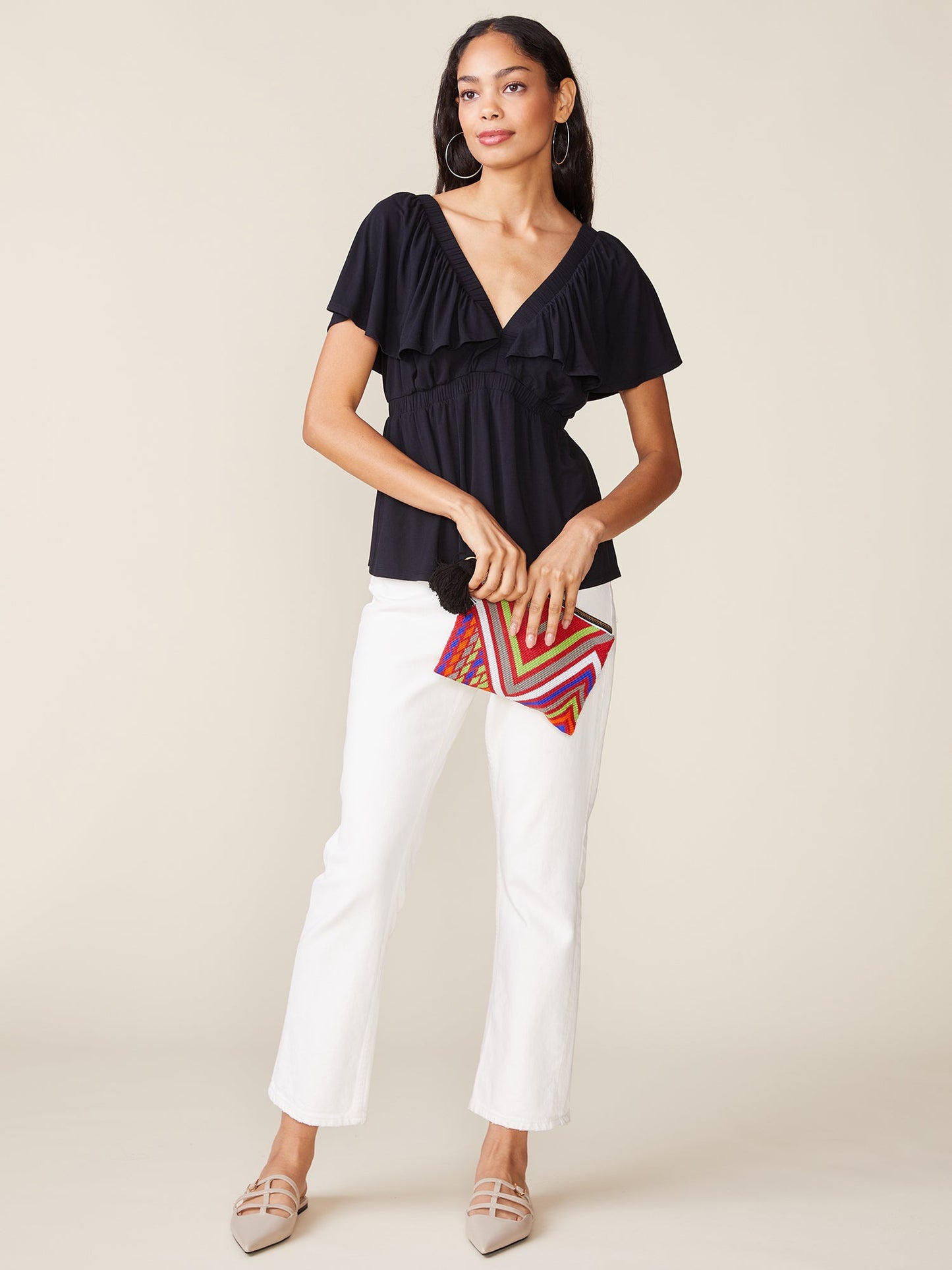 Legendary Modal Ruffle Top