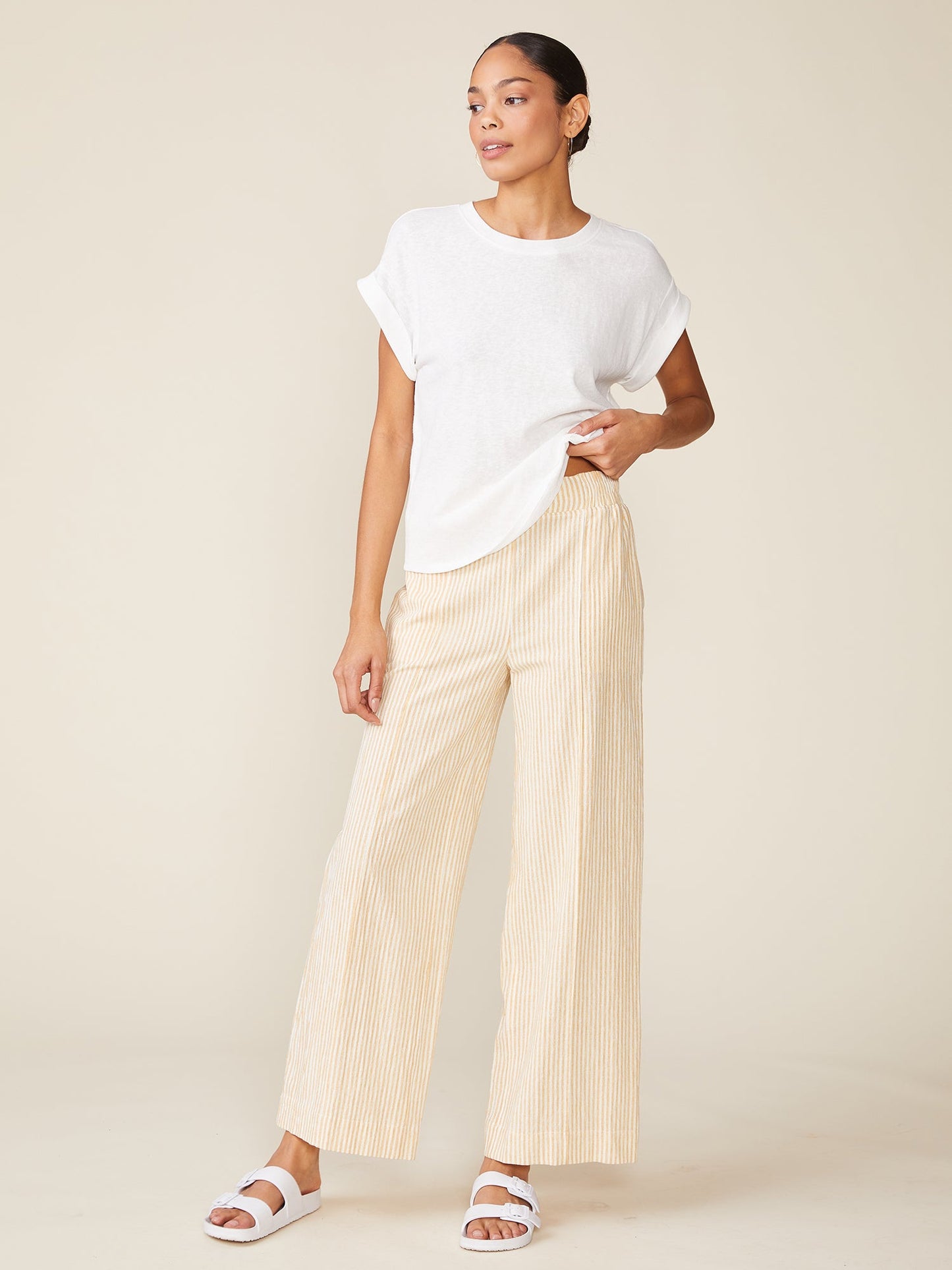 Walking on Sunshine Seamed Pull On Pants