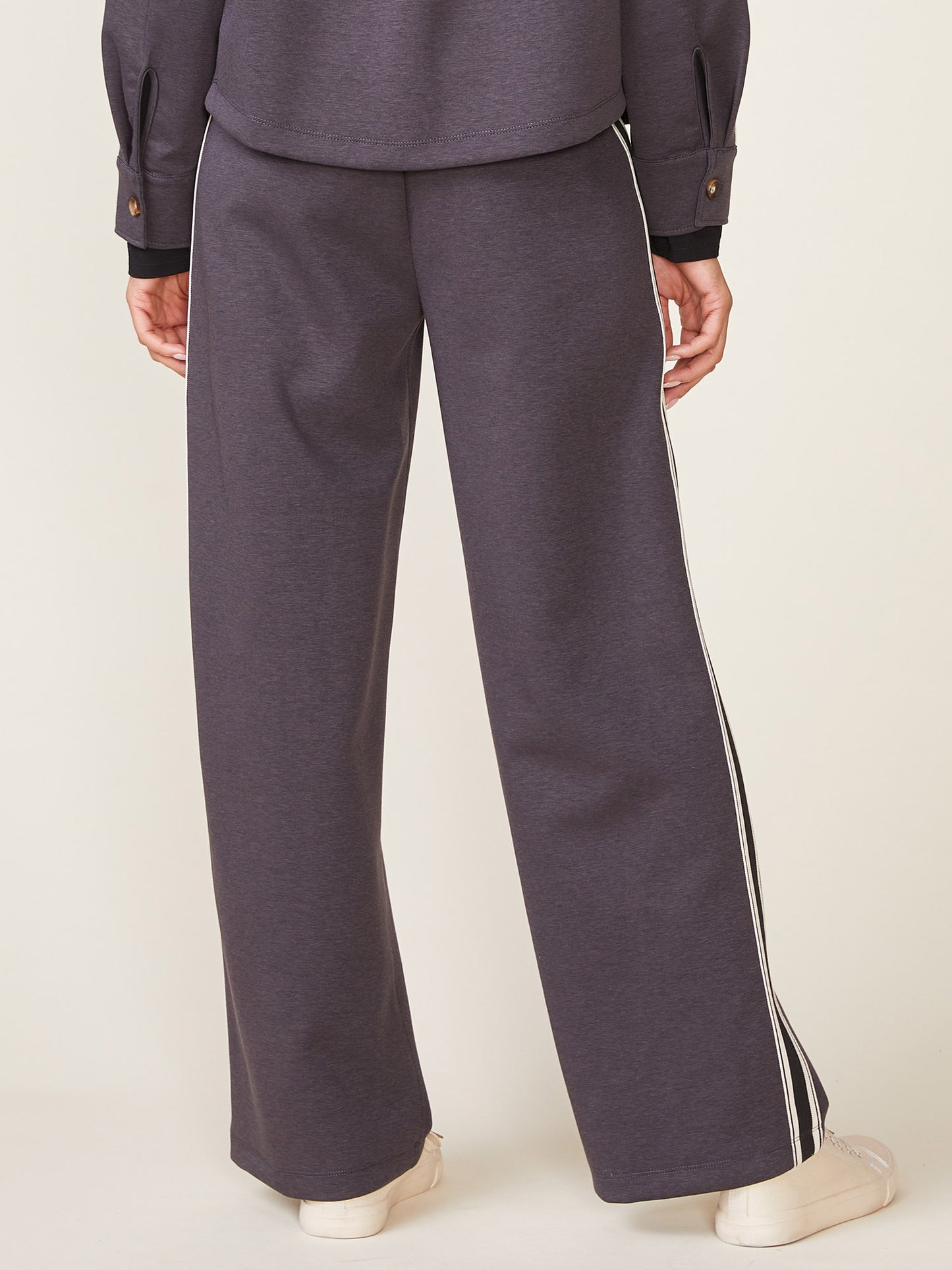 Fine Rib Scuba Straight Trousers