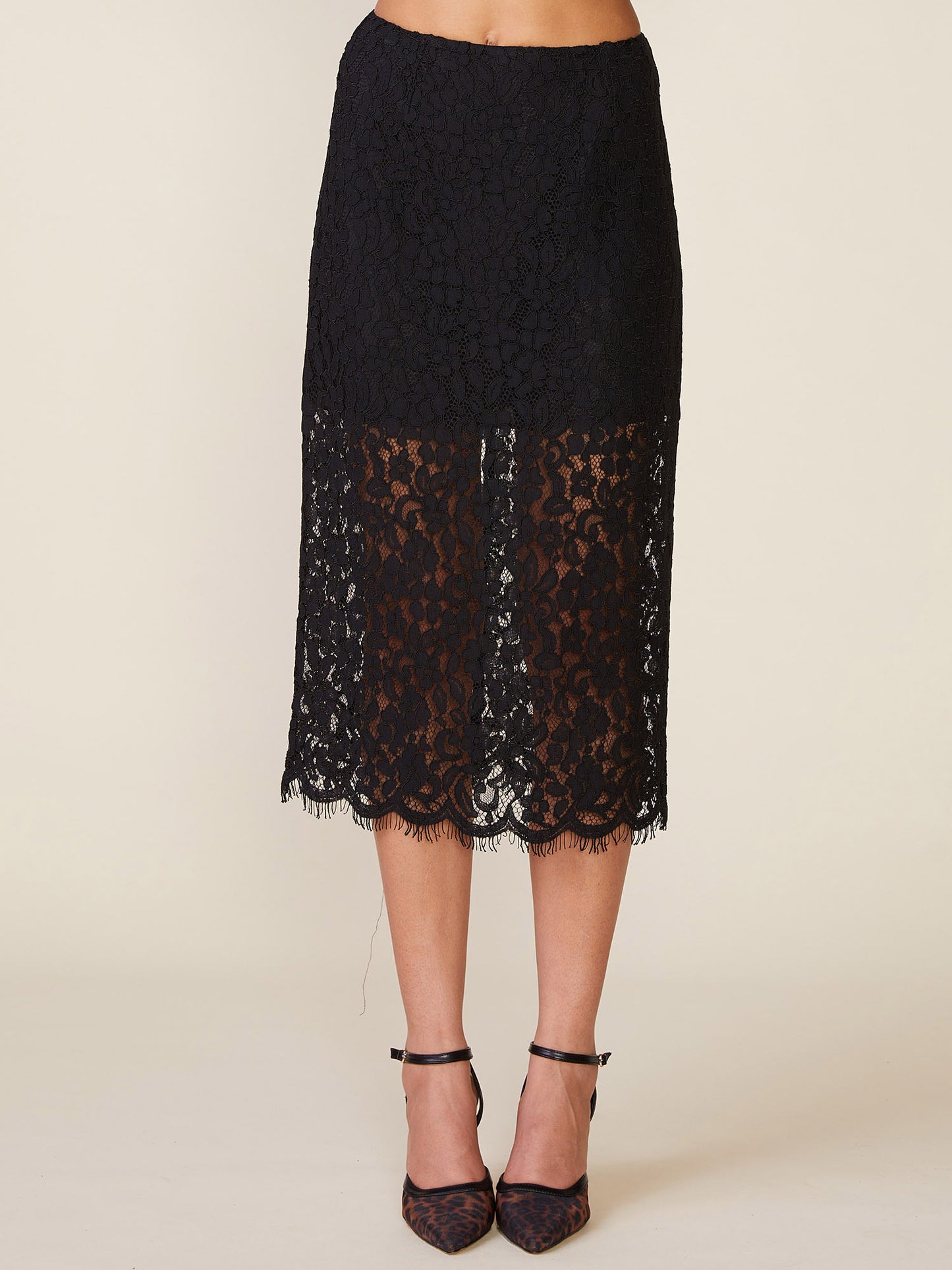 Lace Midi Skirt
