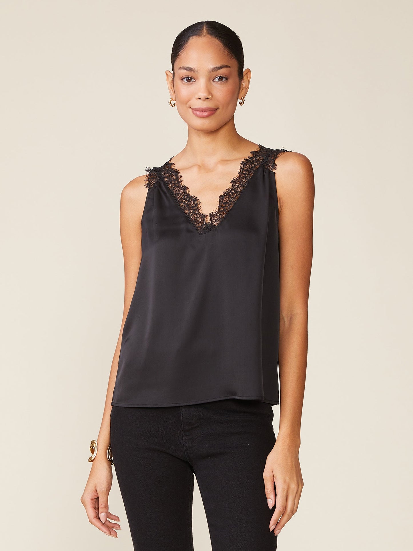 Made You Look Lace Trim Cami