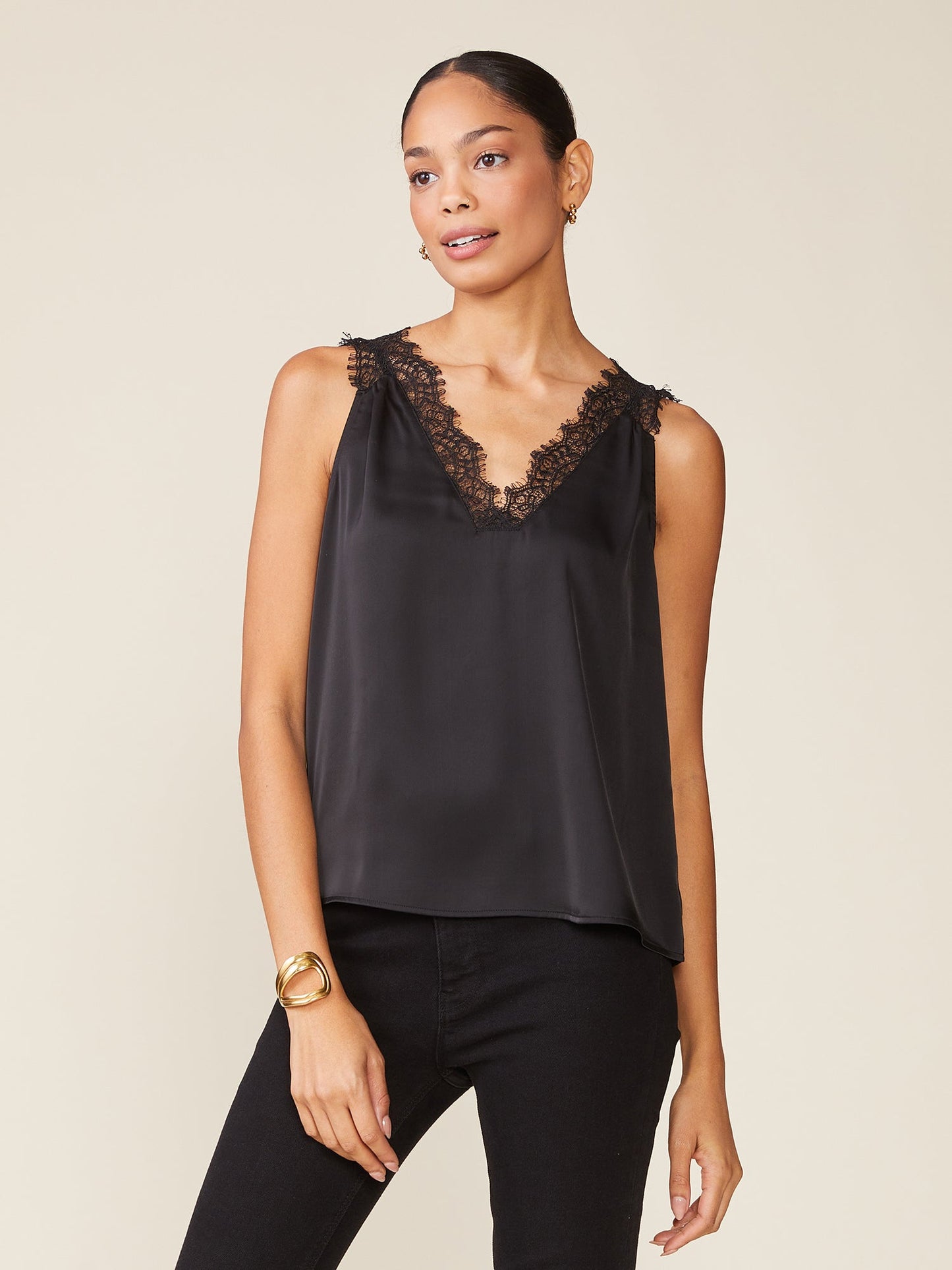 Made You Look Lace Trim Cami