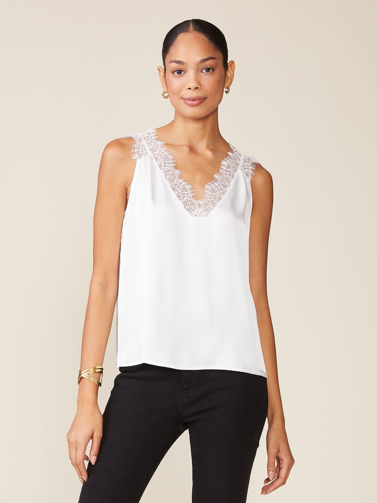 Made You Look Lace Trim Cami