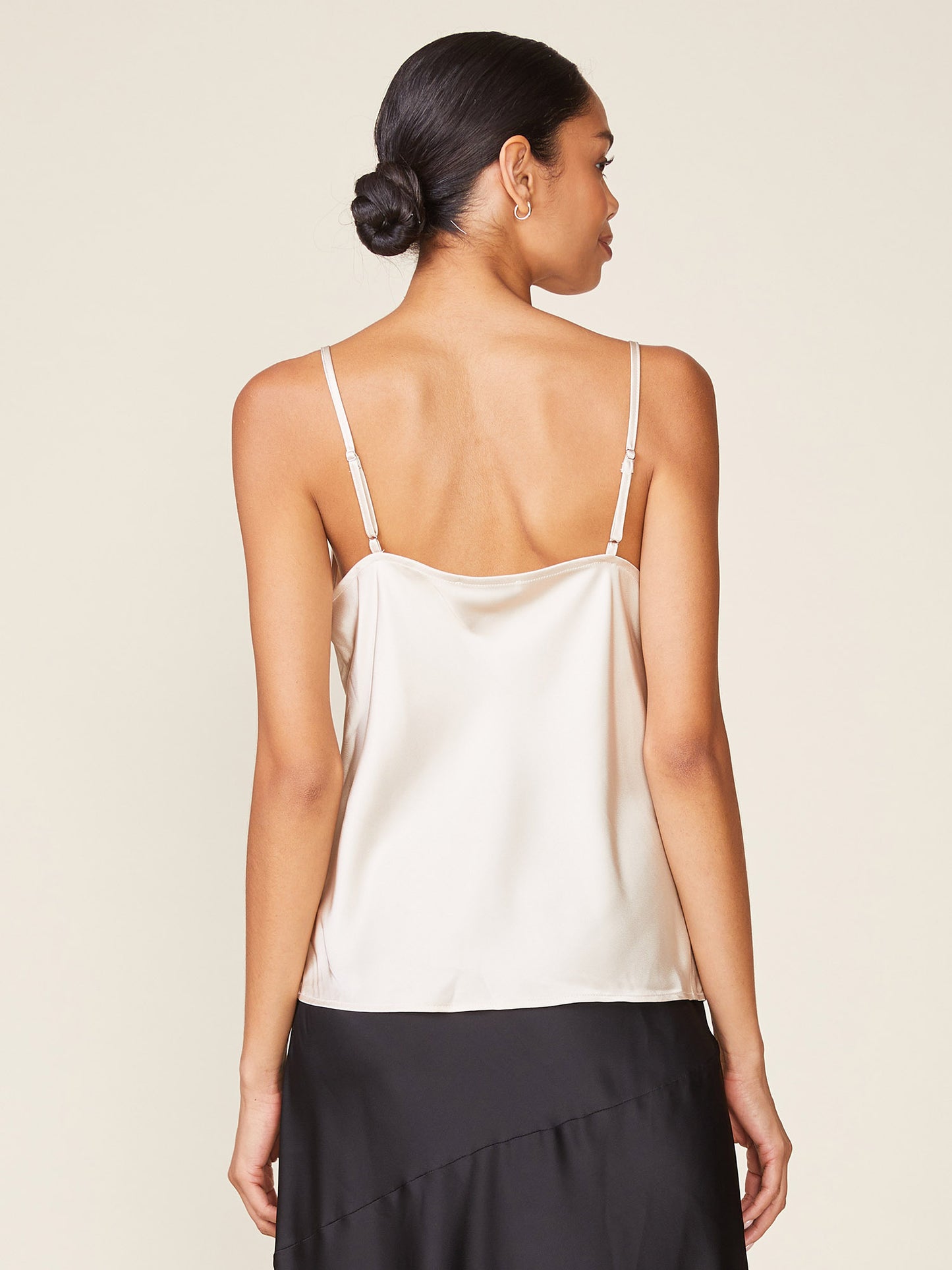 Lace Trim Satin Cami