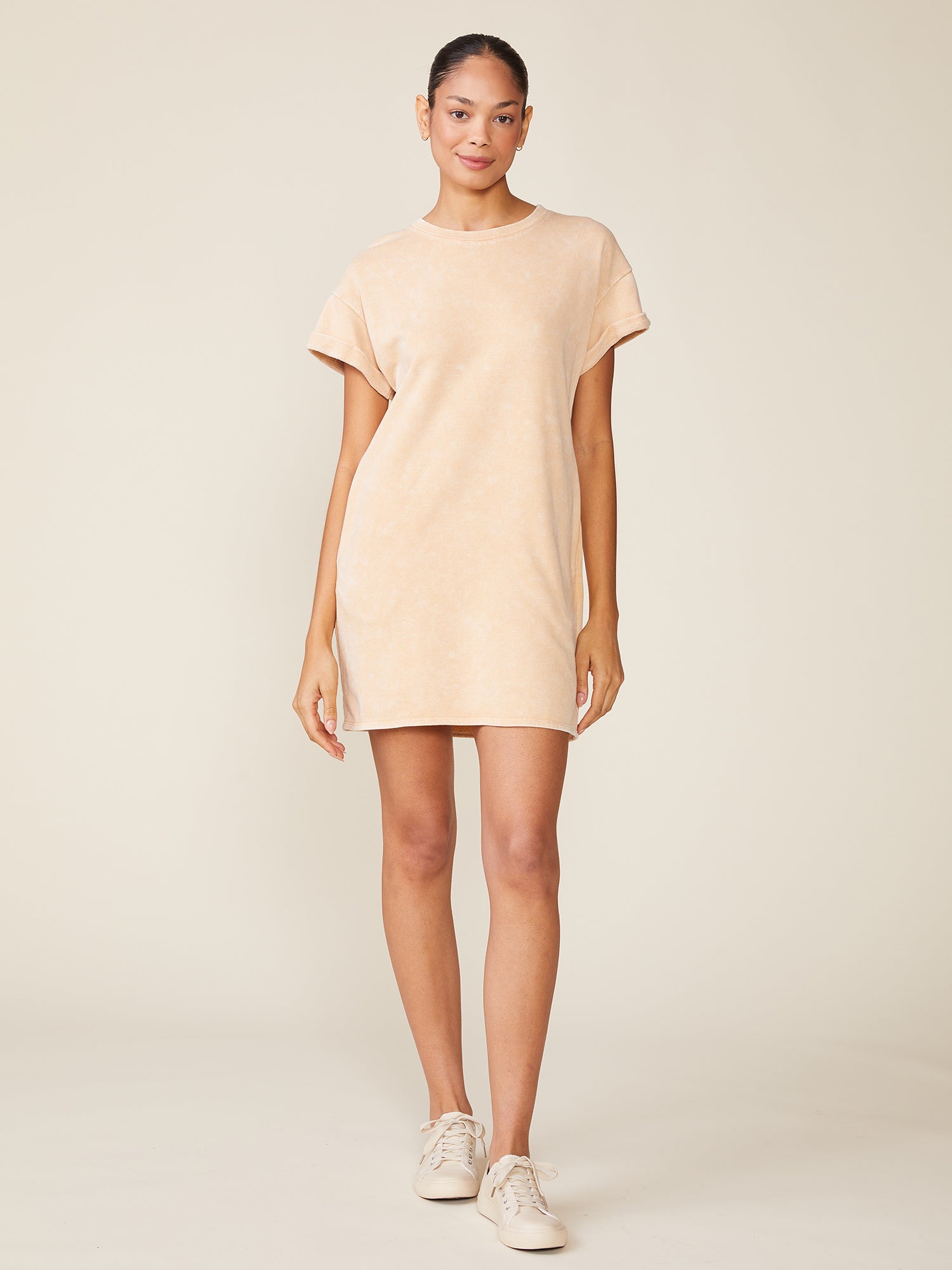 Born To Run Washed French Terry Dress