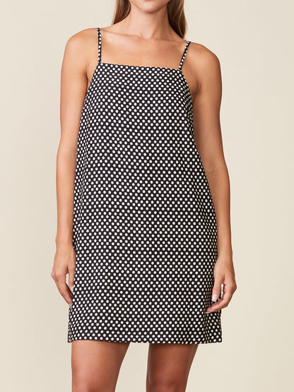Polka Dot Spaghetti Strap Mini Dress