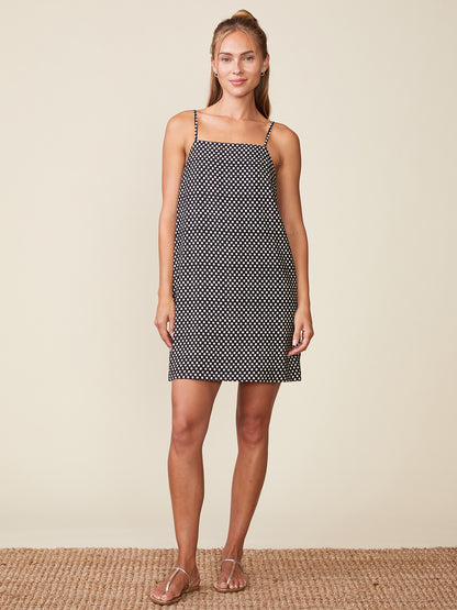 Polka Dot Spaghetti Strap Mini Dress