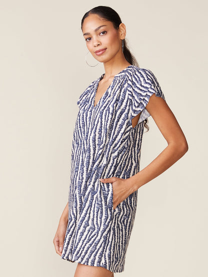 Linen Blend Double Flutter Popover Mini