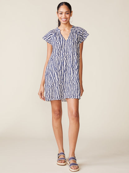 Linen Blend Double Flutter Popover Mini