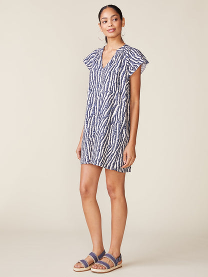 Linen Blend Double Flutter Popover Mini
