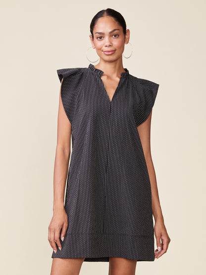 Ticket Stripe Pocket Dress