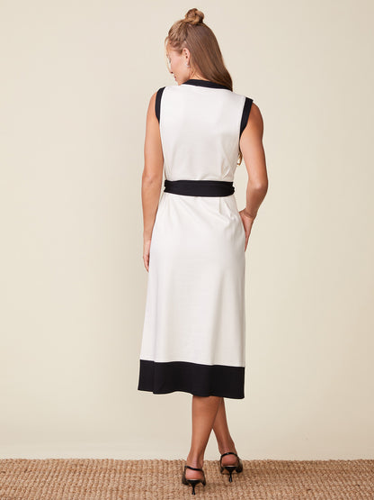 Color Block Tie Dress