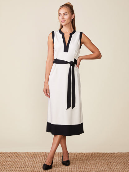 Color Block Tie Dress