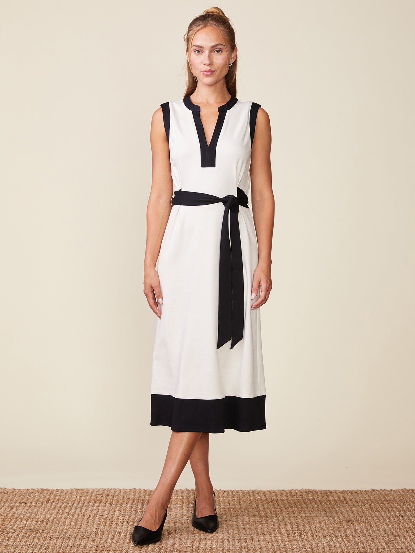 Color Block Tie Dress