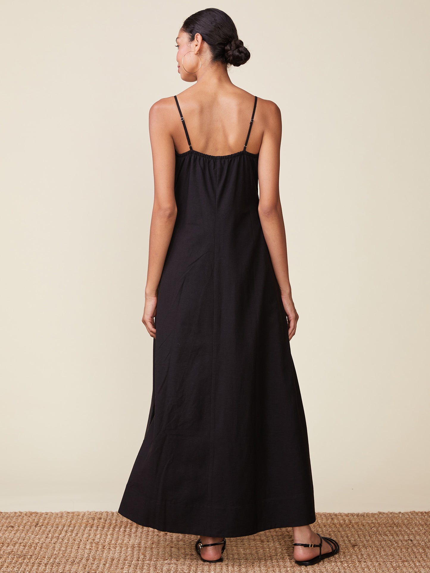 Linen Maxi Cami Dress