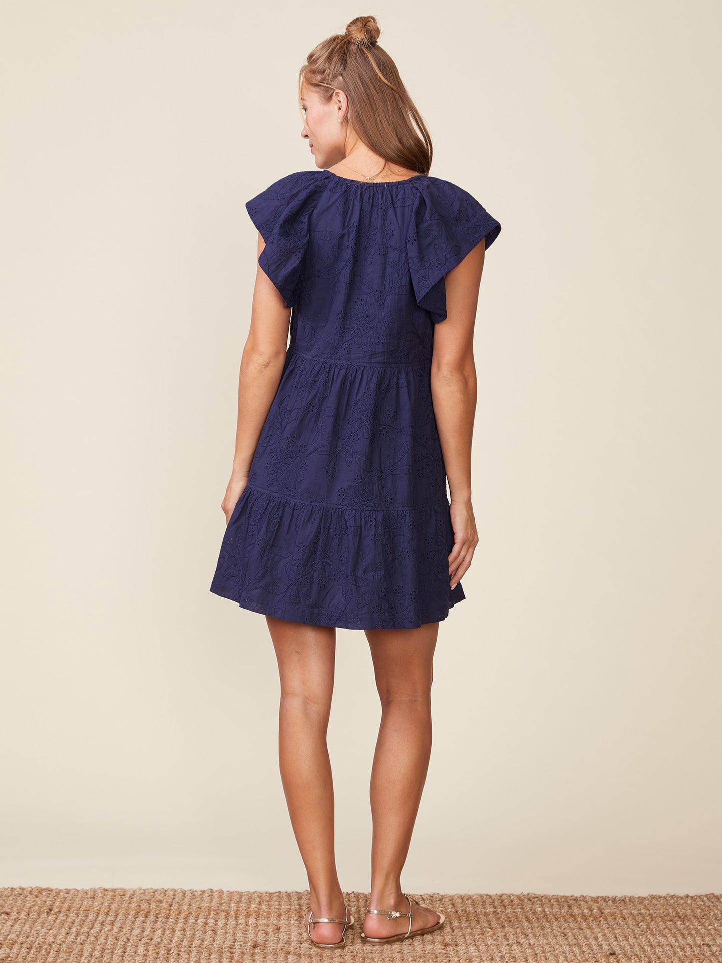 Embroidered Eyelet Everyday Dress