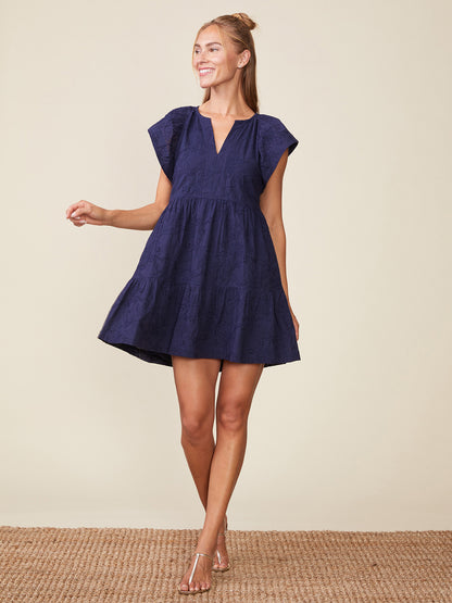 Embroidered Eyelet Everyday Dress