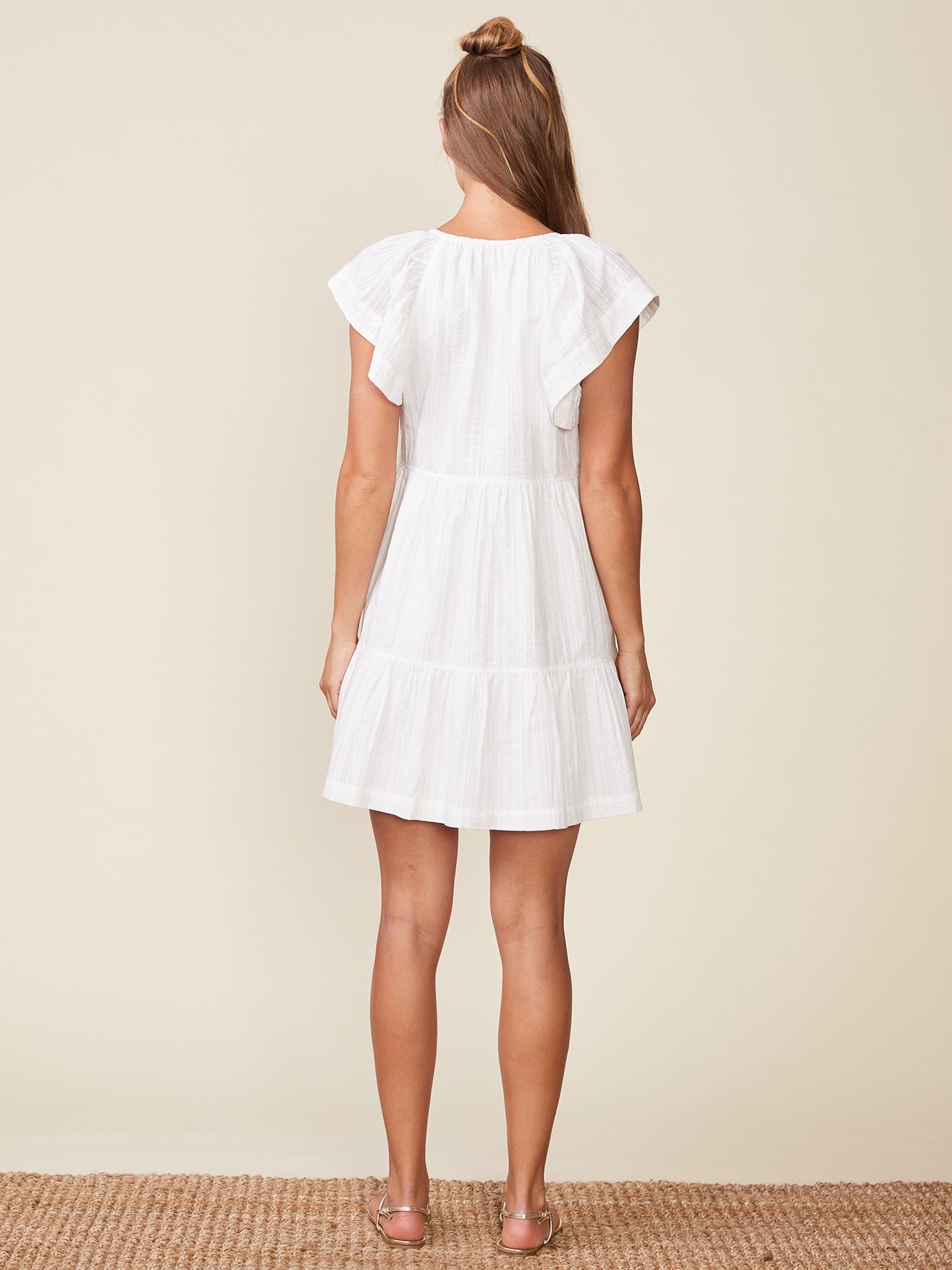 Textured Cotton Everyday Dress
