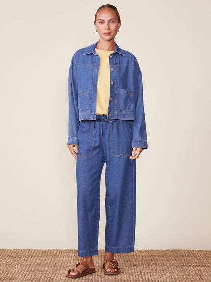 Denim Patch Pocket Jacket
