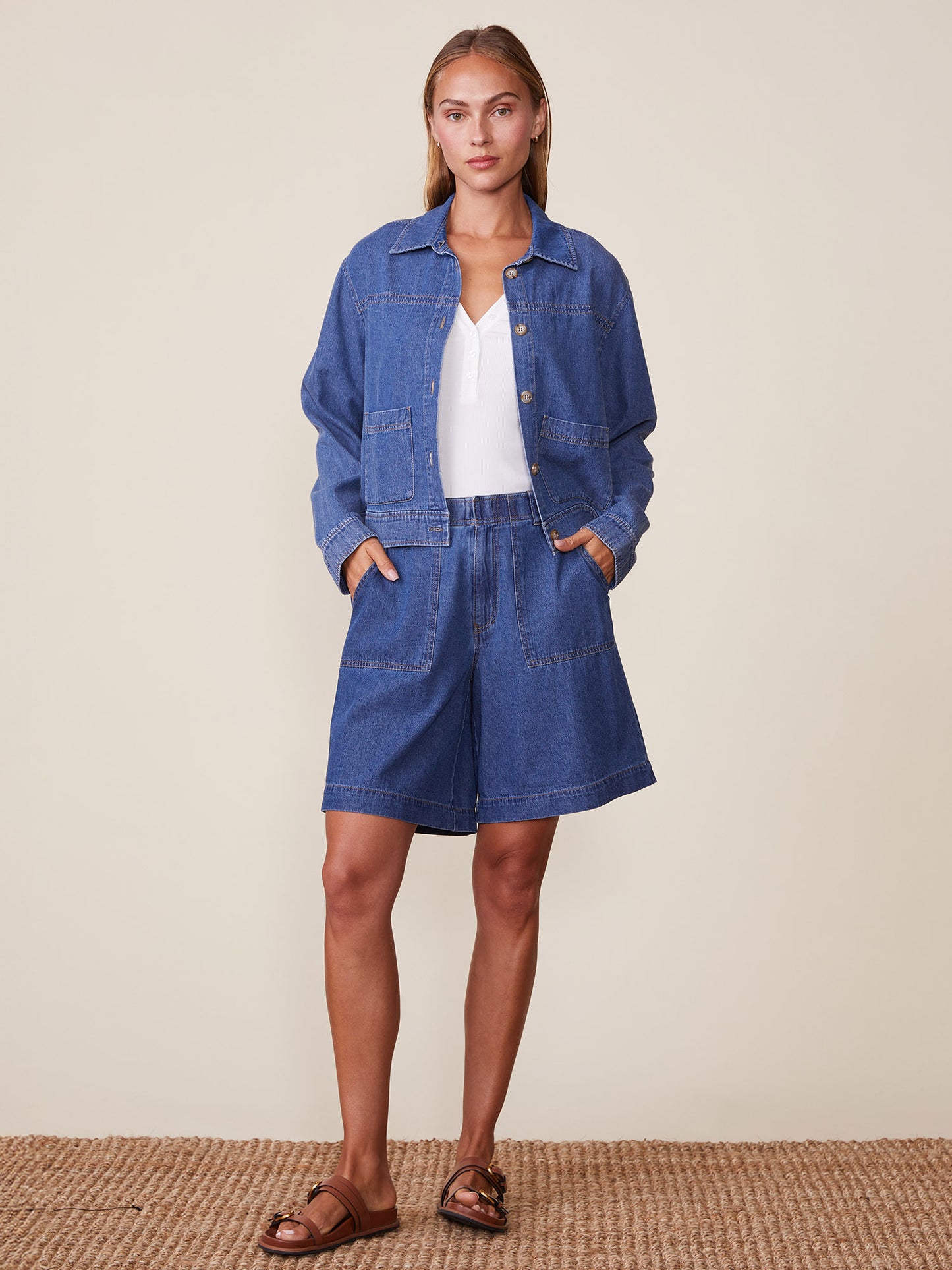 Denim Patch Pocket Jacket