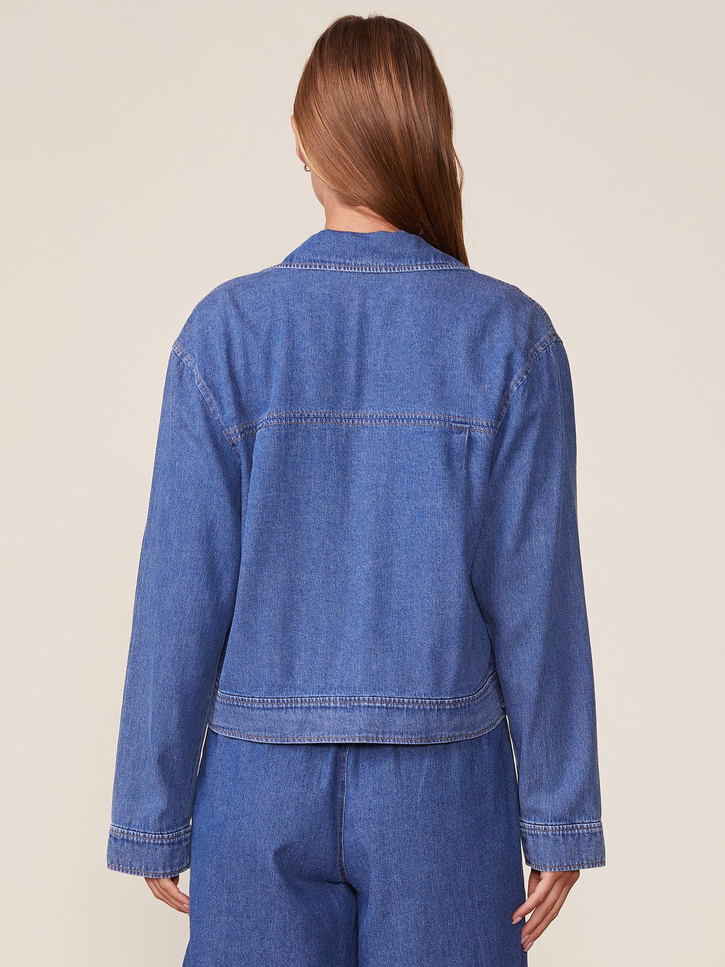 Denim Patch Pocket Jacket