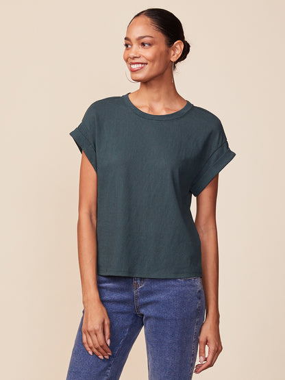 Born to Run Linen Like Tee