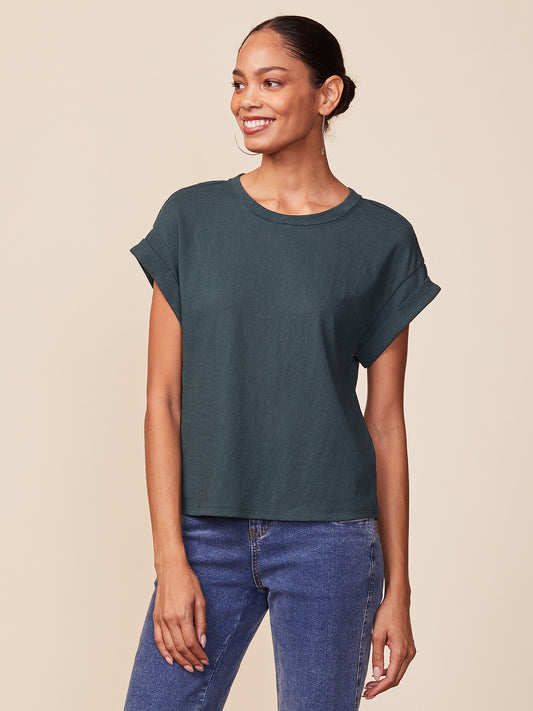 Born to Run Linen Like Tee