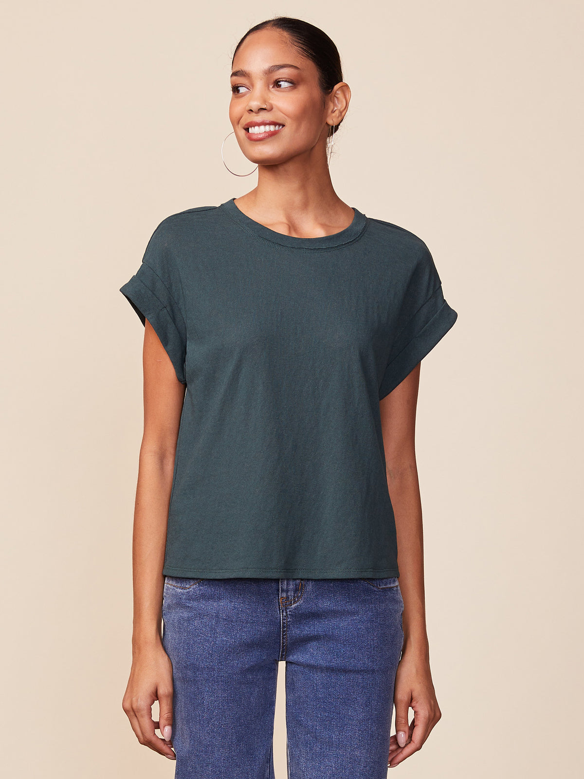 Born to Run Linen Like Tee