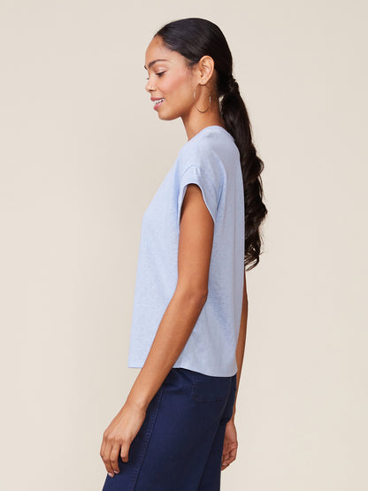 Born to Run Linen Like Tee