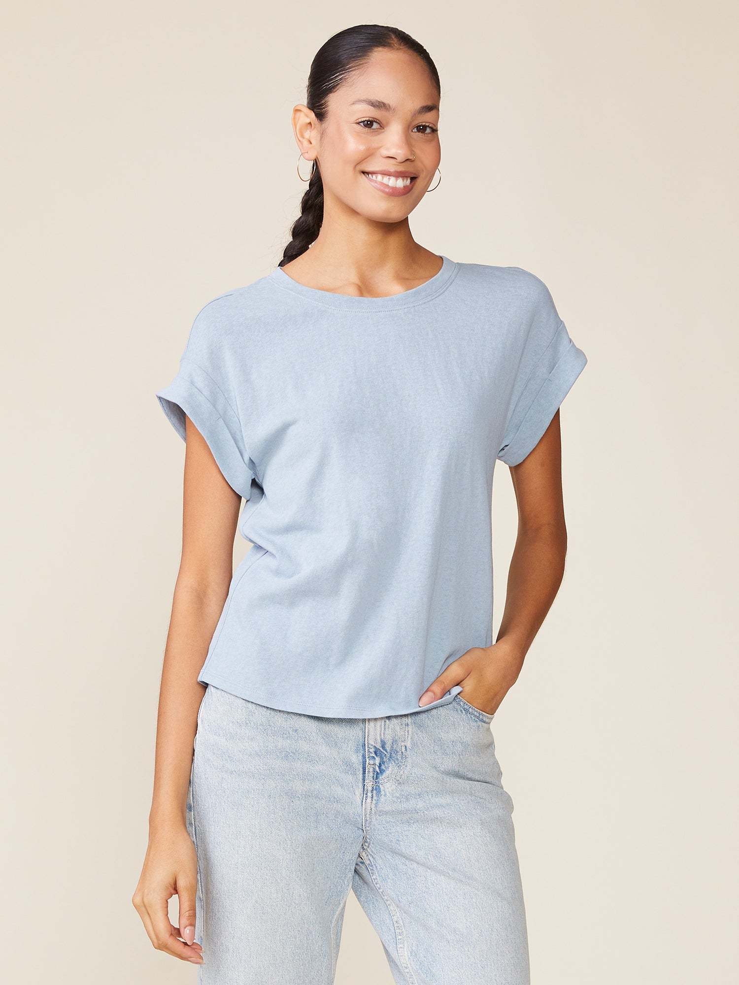 Born to Run Linen like Tee
