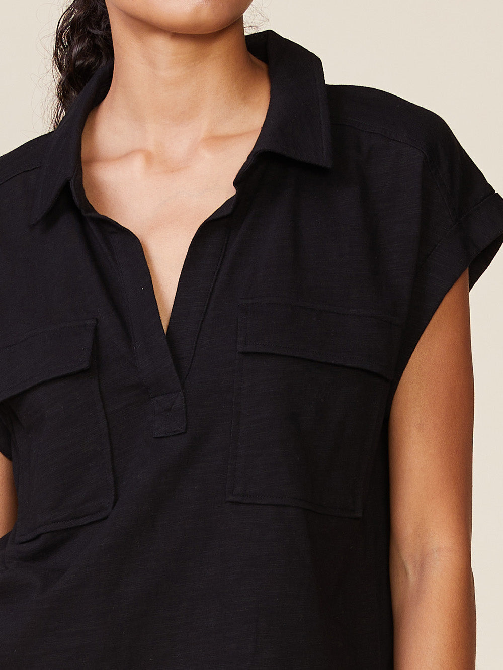 Pocket Like It's Hot Collared Tee