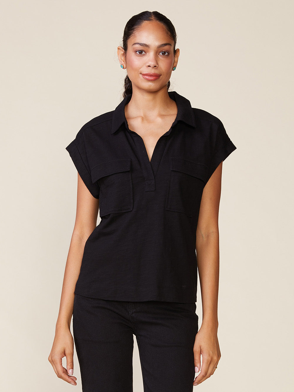Pocket Like It's Hot Collared Tee