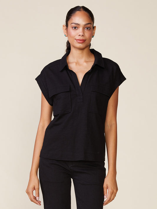 Pocket Like It's Hot Collared Tee
