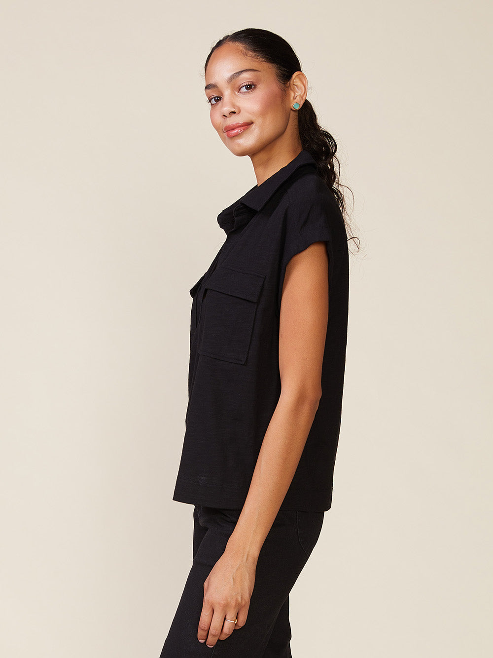 Pocket Like It's Hot Collared Tee