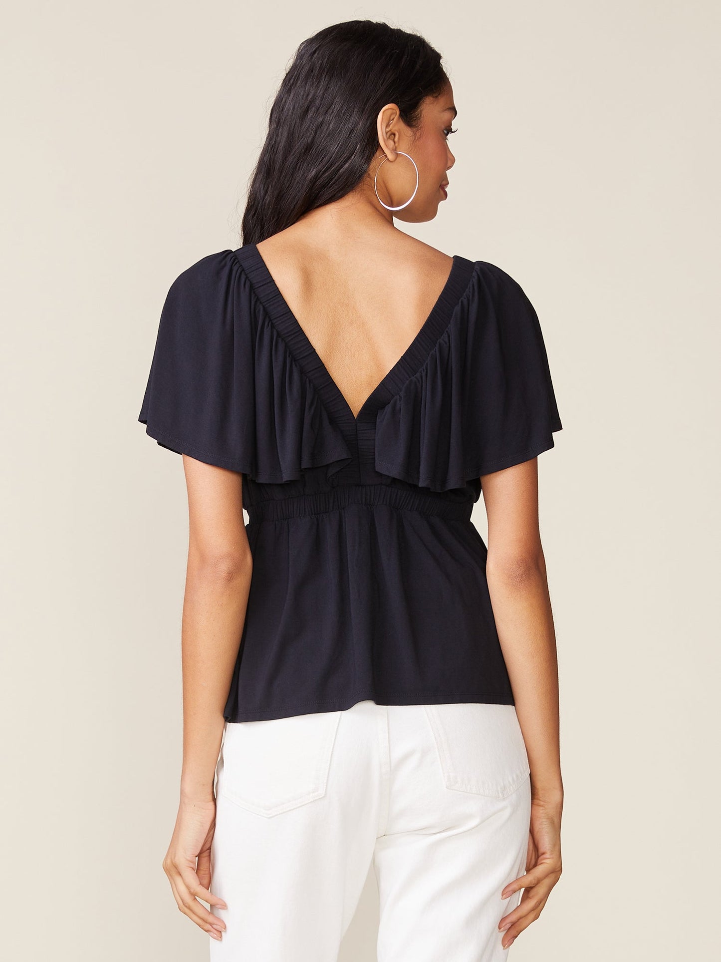 Legendary Modal Ruffle Top