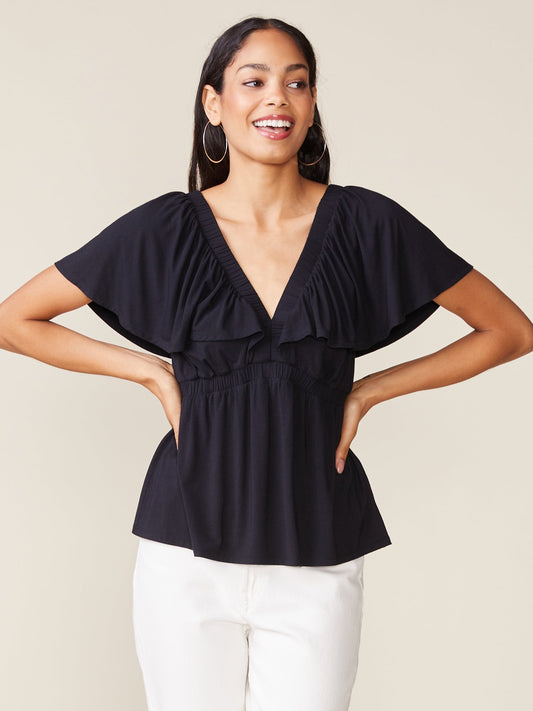 Legendary Modal Ruffle Top