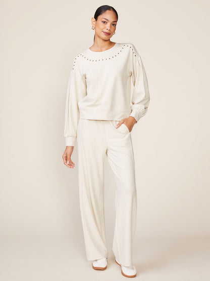 Duet Straight Leg Pant with Side Panel