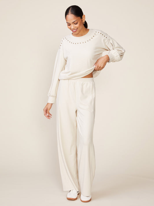 Duet Straight Leg Pant with Side Panel