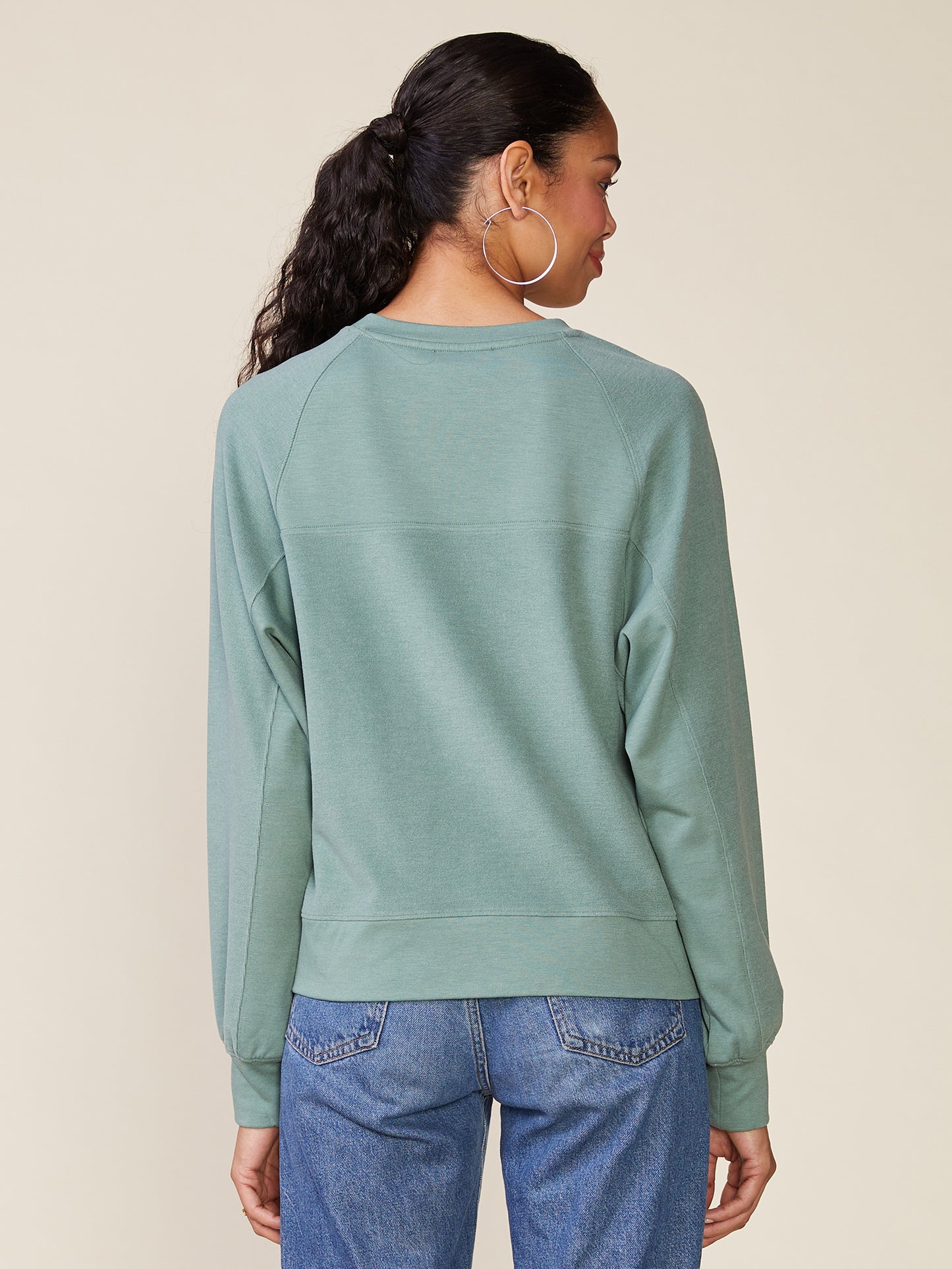 Raglan Duet Pullover with Side Snaps