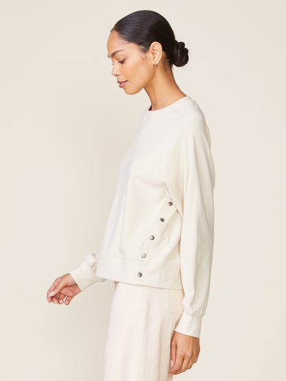 Raglan Duet Pullover with Side Snaps