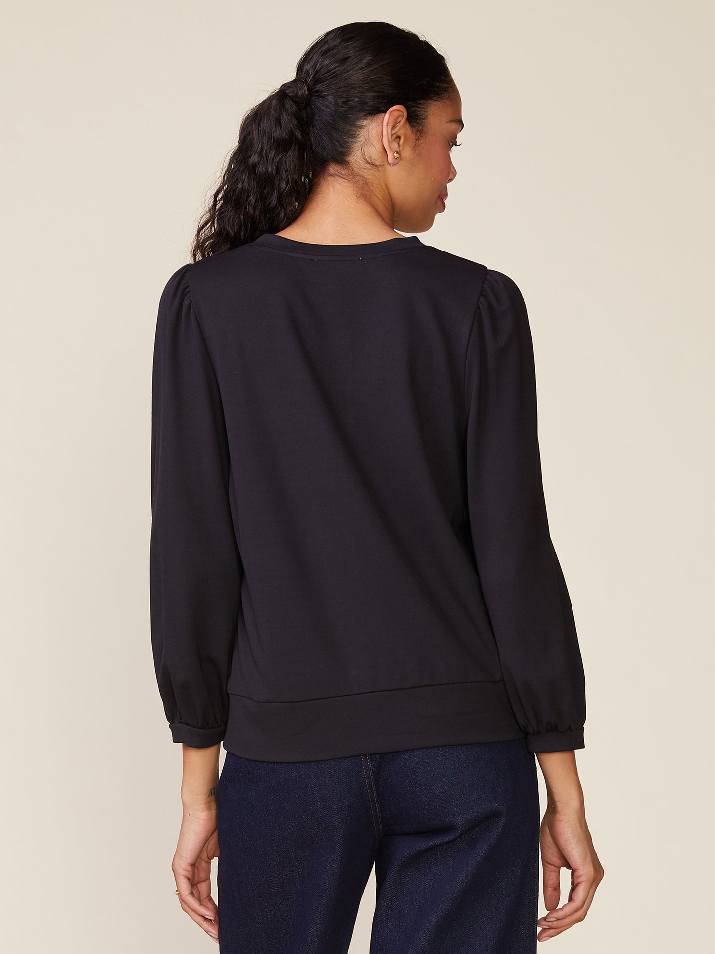 Mercury 3/4 Sleeve Ponte Top